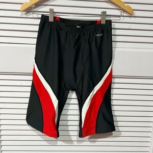 NWT BALEAF  Boy’s  Black and Red  Swimming Shorts size Medium
